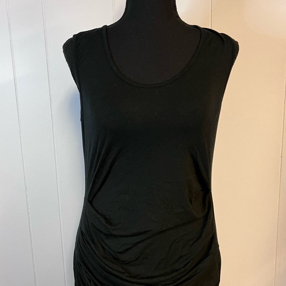 Ingrid and Isabel Black Maternity Dress